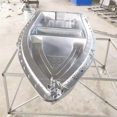 HDPEの回転成形のボートの鋳造物、40000の打撃大きいプラスチック型